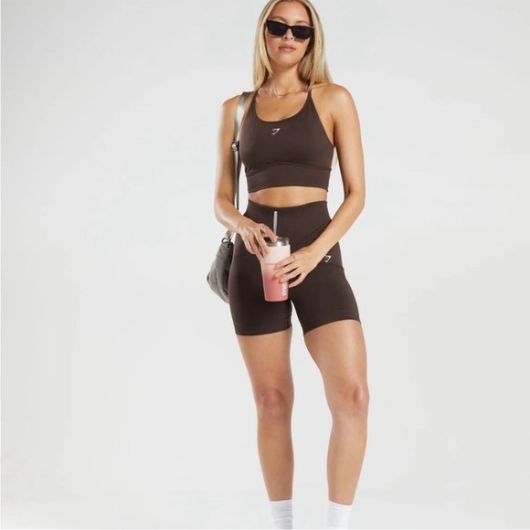 GYMSHARK sweat seamless longline sports bra - Picture 2 of 3